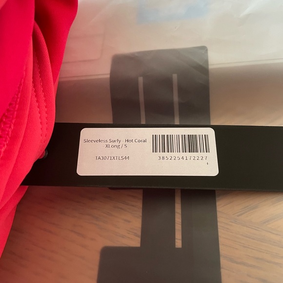 TA3 Sleeveless Surfy Hot Coral One Piece Swimsuit Size Small XLong BRAND NEW - Picture 6 of 7